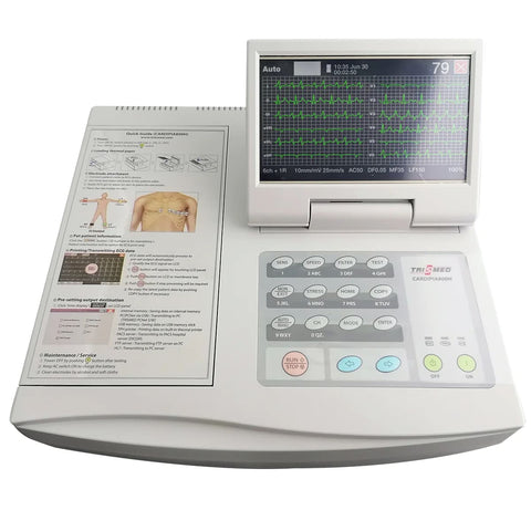 Electrocardiógrafo 12 canales