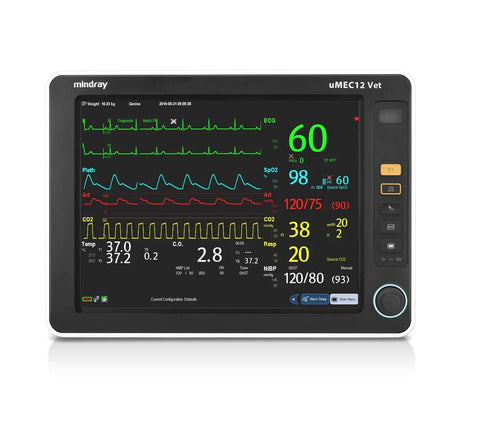 Monitor Veterinario Mindray UMEC12 Veterinario Multiparámetros con capnografia