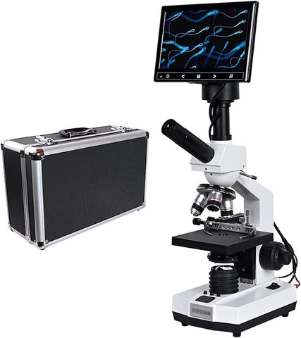 Microscopio Digital de 7" para Observación de ovulación, semen y esperma.