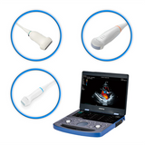Equipo de Ultrasonido de diagnostico Veterinario VETUSE7 con 3 transductores Microconvexo, Lineal y Sectorial.