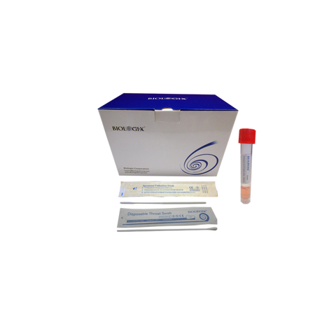 Hisopo estéril de Nylon  para toma de muestra con medio de preservación con 50 piezas