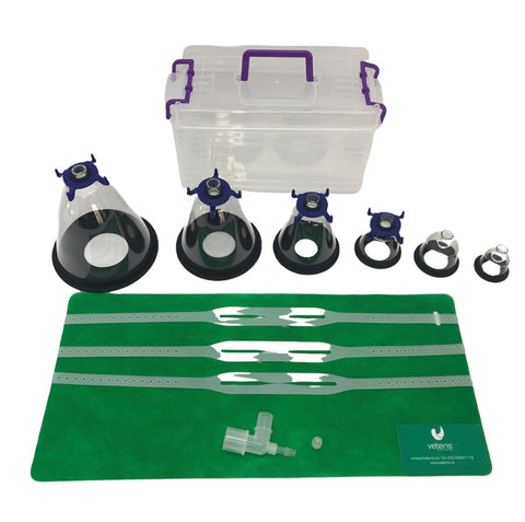 Mascarillas de Anestesia Veterinarias Kit de 6 piezas
