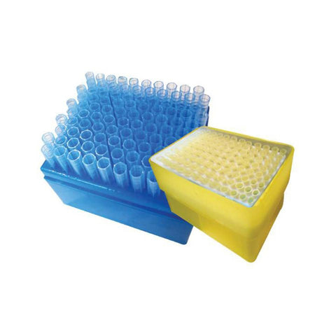 Rack con puntas para micropipetas