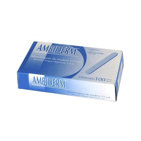 Abatelenguas de Madera. Libre de astillas.