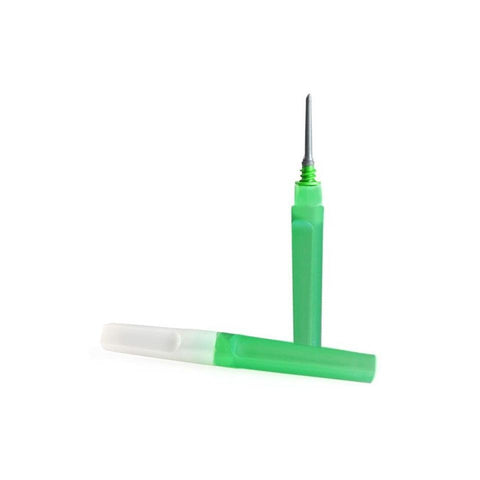 Aguja Vacutainer verde 21Gx38mm