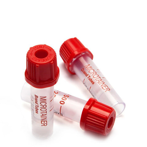 Microtainer Rojo 250-500 ul