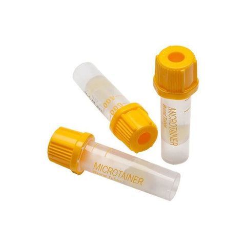 Tubo Microtainer Dorado de 400-600 ul con Activador de Coagulación