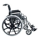 Silla de ruedas con descansa Pies y descansa brazos Desmontable