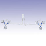 Lampara para Quirófano doble Satélite OSSIO 3+3