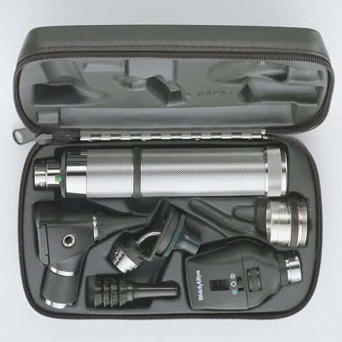 Estuche de Diagnóstico Recargable de Halógeno 3.5V con iluminador nasal