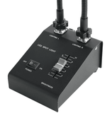 Lámpara LED de cuello de cisne doble de 6W foco ajustable