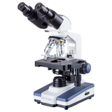 Microscopio compuesto binocular digital de laboratorio LED 40X-2500X con Cámara