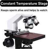 Microscopio Digital de 7" para Observación de ovulación, semen y esperma.