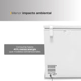 Refrigerador y congelador horizontal de -24°C a 5°C