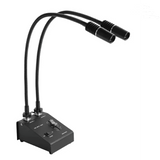 Lámpara LED de cuello de cisne doble de 6W foco ajustable