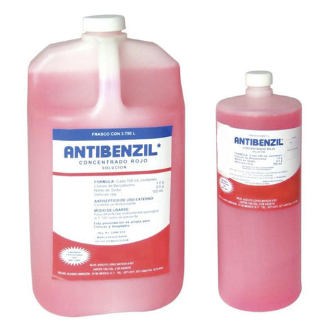 Solucion Germicida Antibenzil Concentrado Rojo