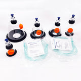 Mascarillas de Oxigeno Veterinario con válvula de ventilación kit de 5 piezas