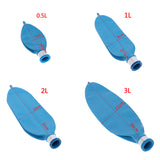 Bolsas de Anestesia desechable de latex (Balón Respiratorio) Kit de 4 piezas. 0.5,1,2,3 litros